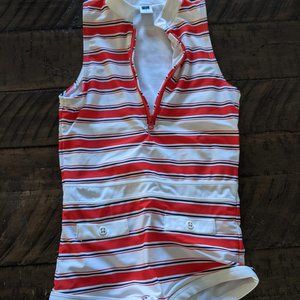 Janie and Jack One Piece Bathing Suit Red/White Size 6